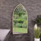 Charles Bentley Sandy Lisbon Arch Mirror, Weather Resistant, Shatterproof, Wall Mounted Accent Mirror Décor For Garden, Indoors, Iron, Aluminium (125x65cm)