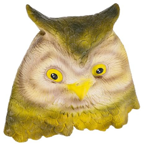 KOMBIUDA Eulenmaske Eulen-Cosplay lustiges tier realistisches Tier Tiere Kopfbedeckung halloween masken halloween party deko Halloweenkostüm -Requisite Halloween-Horror-Maske Emulsion