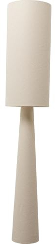 Kare Design Stehlampe Marleen Beige Boucle, 190cm Höhe, Weiß, Baumwolle, Stahl, Moderne Stehleuchte, Schlafzimmer, Wohnzimmer, keine Leuchtmittel inklusive, 190x35x35 cm (HxBxT)