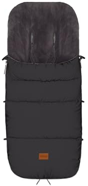 Fillikid Winterfußsack Kinley Reflect | Warmer, reflektierender Fußsack mit L-Form für Kinderwagen, Buggy & Sportwagen | Wasserabweisend & winddicht | Atmungsaktives Innenfutter | 100 x 50 cm