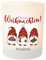 Weihnachts-Geschenk: Wichtel Teelichthalter personalisiert mit Namen – Teelichtglas Windlicht Weihnachtsdeko - Geschenk Weihnachten für Freunde Kollegen Familie (Frohe Weihnachten 3 Wichtel)