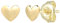 XENOX® LOVE STORY Ohrstecker - Damen Ohrringe aus hochwertigem 925/- Sterlingsilber | XS10055G