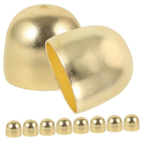 Holibanna 10pcs Bell Pendant Decorative Bells Small Bells Pendants Christmas Favor Decor Bells Cats Collar Bells Pet Bells Mini Bells Favor Decorating Bell Sleigh Bell Cow Bells Golden Iron