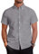 J.VER Men's Short Sleeve Shirt Smart Casual Regular Fit Cotton Button Down Oxford Non Iron Business Work Office Summer Dress Shirts Grey 2XL