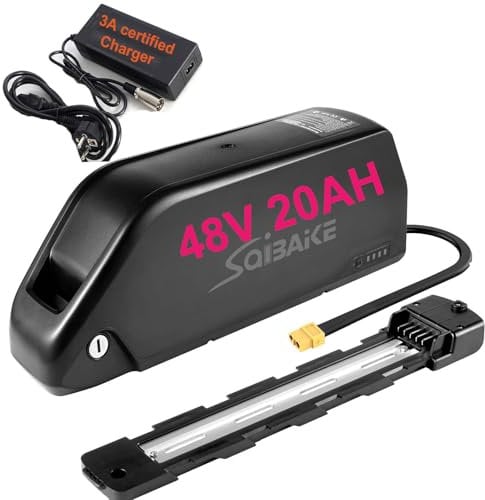 Batterie Velo Electrique 48V 20AH Long Range Lithium-ION Batterie pour 48v 1500W 1000W 750W 500W 250W Ba-fang et Autres Kit de Conversion Ebike (GradeA Cell)