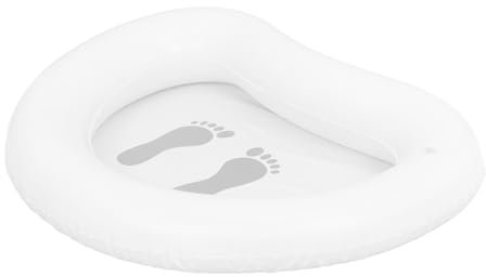 BESPORTBLE laveuse à pied tampon de bain de pieds bassin de pied faire des trucs de piscine bac bain de pieds piscine pour piscine lave-pieds pour pieds piscine laver les pieds PVC blanche