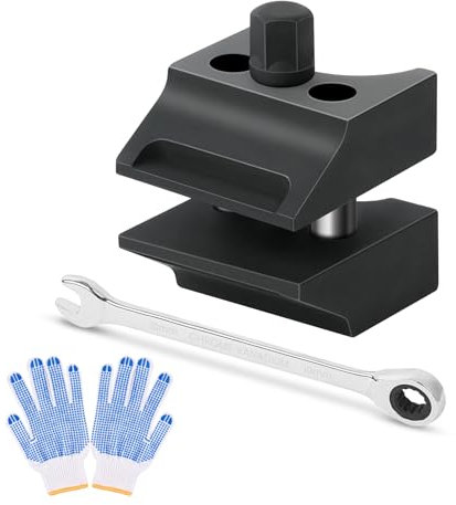 vsshe Separador de suspensión con buje Dividido, semibujes de Amortiguador, Herramienta separadora, para vehículos con Guantes y Llave, para Mantenimiento del vehículo