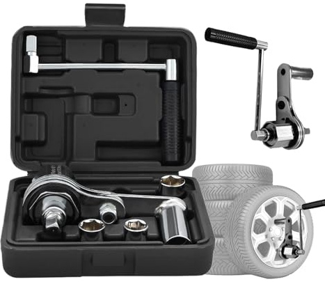 Générique Drehmomentschlüssel – Set mit manuellen Radmuttern – Set zum Wechseln von Reifen, LKW und Garage, Werkzeug zum Entfernen von Muttern mit Nüssen
