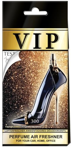AutoFullCar CarIBI VIP Lufterfrischer für das Auto, inspiriert von ikonischen und männlichen Parfums, intensiver Duft, Premium-Anhänger, elegant und langlebig, 1 Stück, 300 Stück