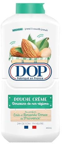 DOP Gel Douche Lait Amande Douce Provence Enveloppant Doux 480ml