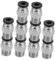 CIYODO 10Pcs PTFE Tube Push Fittings Connectors for Printers Pneumatic Push Connectors Compatible with Ed Bowden Extruder and Ender User Friendly Heat Resistant