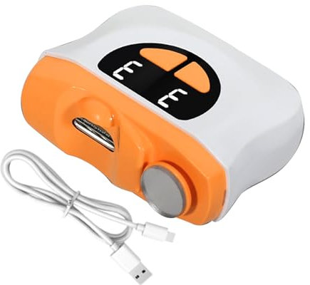 Coupe-Ongles Électrique pour Pieds,Coupe-Ongles de Pieds Automatique - 3 Vitesses Lumière LED Silencieux avec Récupérateur de Résidus pour Bébé Personnes Âgées Entretien des Ongles de Pieds