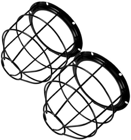 Gatuida 2 Pièces Garde de Lampe pour Ampoule Protection Maille de Fil pour Lampe Signal pour Ateliers et Utilisations Polyvalentes
