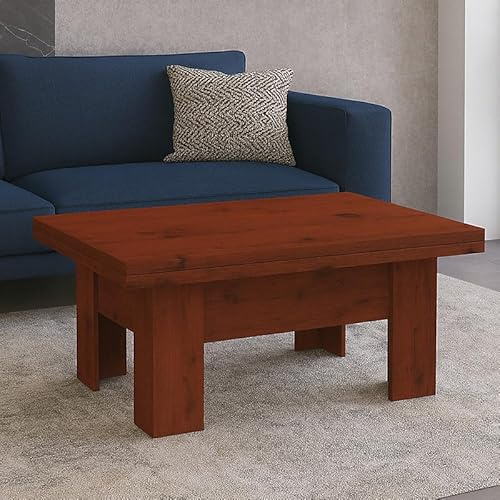 Agritrade AK Modern Coffee Table ERYK Extendable 100 to 200 cm ABS Veneer - Century Old Oak