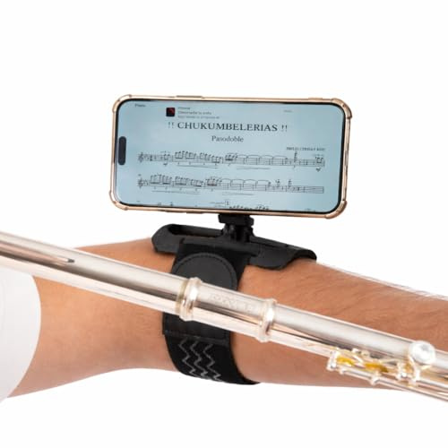 3DTONE Atril de Flauta para Móvil - Soporte ebook para Flauta - Lira de flauta para partituras digitales