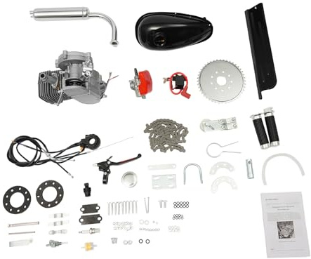 Fahrrad 2 Takt Motor Kit 100cc, Benzin Motor | Motoren | Benzinmotor für Fahrrad | Fahrradmotor, CDI Zündungsart, Höchstgeschwindigkeit 45 km/h, Max. Belastbarkeit 200 kg