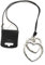Lagenlook Doppel offene Silber Herzen Halskette Anhänger Lederkette Modeschmuck