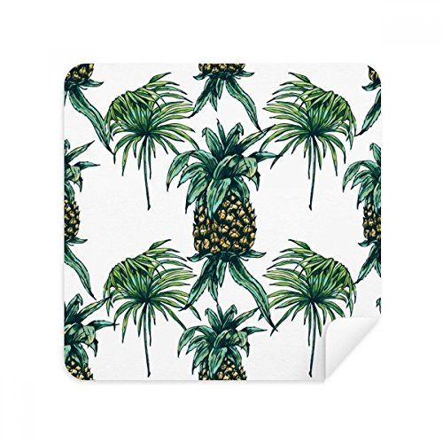 DIYthinker Ananas-Anlage Essen Sie Frucht Grün Brille Reinigungstuch Telefon Screen Cleaner Suede Fabric 2Pcs