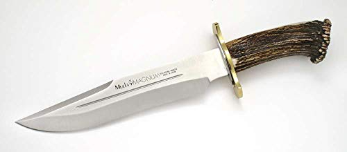 CUCHILLERIAALBACETE Muela Cuchillo de Caza MAGNUM-26 con Piedra de afilar de Regalo
