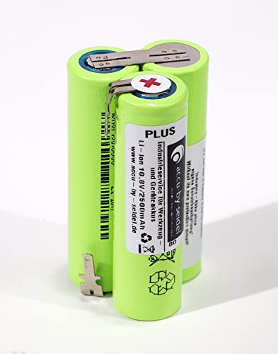 Ersatz - Akku (BO13) Bosch PSR 10,8 V - 2500mAh - mit 2,8 Steckkontakten (Faston)