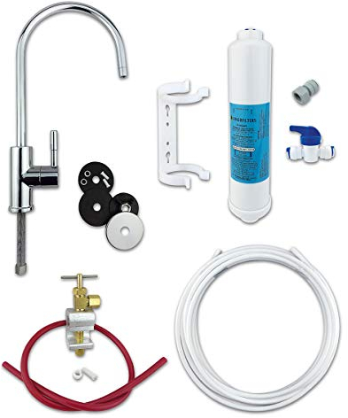 Finerfilters CLASSIC Undersink Drinking Water Filter Kit System Including Tap and Accessories (Chrome)