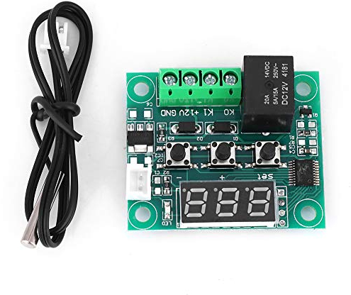 2 Pcs W1209 DC 12 V Numérique Température Contrôleur Conseil Module Module Switch Micro Thermostat -50-110 ° C Thermomètre Électronique avec Sonde De Capteur Étanche