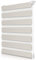 ROOMY Duo-Rollo Doppelrollo Klemmfix, ohne Bohren, Blickdicht, mit Montageschiene Sichtschutz Sonnenschutz Natur, 75 cm x 150 cm (B x L)