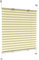 Victoria M. Praktica Plissee ohne Bohren, zum Klemmen Sichtschutz Fenster, Sonnenschutz, Polyesterstoff, 85 x 150 cm, Creme