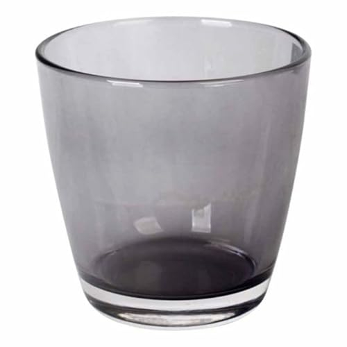 Paris Prix Cache Pot en Verre Chic & Tendance 14cm Gris