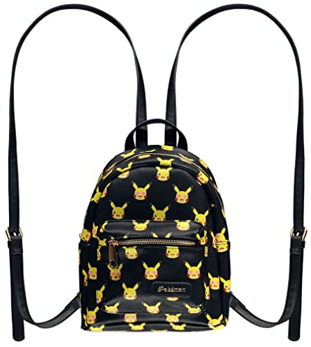 Pokémon Pikachu Donna Mini zaino nero/giallo poliuretano
