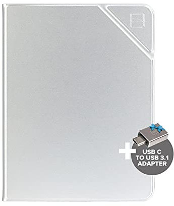 Tucano - Metal Custodia Cover Protettiva Compatibile con iPad Air 10.9 2020, alloggio Apple Pencil
