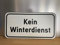 Schön und Wieder Hinweisschilder | Einfahrtschilder | Warnschilder | Verschiedene Designs | Aus ALU-Verbund Kein Winterdienst