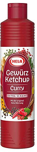 Hela Tomato Ketchup Curry Extra Scharf Hot 800ML - Imported by DFB