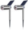kpslucerna Solarlampen, IP67 Außen Solarleuchten Garten Dekoration, für Gehweg Treppen Gartenbeleuchtung, Solar Boden Wegeleuchten Gartenlampen Zaunbeleuchtung, Solarleuchte Balkon Terrasse