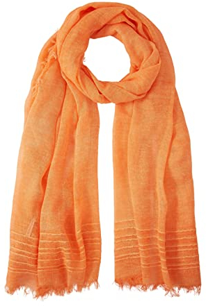 TOM TAILOR Damen 1035271 Basic Schal, 29751 - Bright Mango Orange, Einheitsgröße
