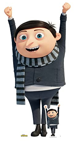 Star Cutouts SC4088 Young Gru Minions 2 Cardboard Cutout – Official Kids Party Decoration, Fan Display & Birthday Gift