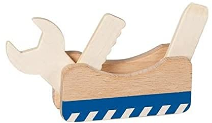 Goki 58405 3 in 1 Multitool spielzeugwerkzeuge, bunt