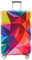 Travelkin Gepäckhüllen für Koffer, TSA-geprüft, Koffer-Abdeckung, passend für 45,7-81,3 cm Gepäck, Bunte Geometrie, M(22-25inch suitcase), modisch