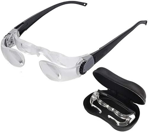 DUUDAH Handleselupe mit Handlupe, Lupe Tragbare Max Vision-TV-Brille 2,1 x 0 bis - 300 Grad (0 bis -3 Dioptrien) Brillenlupe Lesebildschirm Video (Kurzsichtigkeit)
