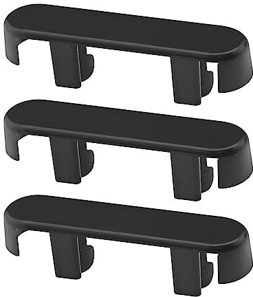 The Lord of the Tools 20 tappi di ricambio per fori di drenaggio delle finestre, in plastica UPVC, 39,5 x 10 x 6,5 mm, colore: nero