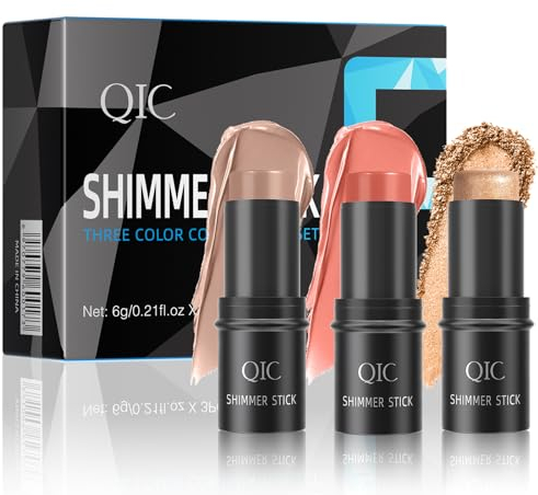 Blush Contouring Highlighter Stick Set - Wasserdichte, Langanhaltende Und Hochpigmentierte Rouge Sticks Mit Glatter, Leichter Textur Und Nicht Fettender Creme Rouge