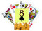 no/no Happiness Club 8 Gold Spielkarte klassisches Spiel