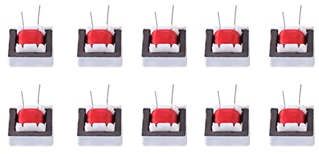 Confezione 10 Pezzi 600 600 Ohm 1 1 Trasformatore di Isolamento EI14 Trasformatori Audio Prestazioni Stabili Ad Alta Efficienza Adatti per Apparecchiature Audio