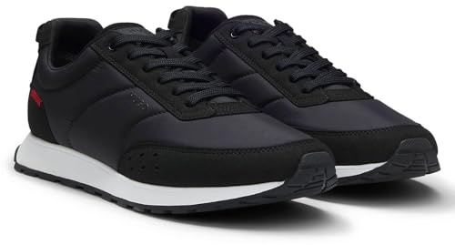 HUGO Mens Icelin Runn Nymf Trainers Black 10 UK