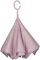 Umkehrbarer Regenschirm, umgedrehter Regenschirm zum Einkaufen, Rosa
