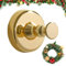 Crochet de couronne de Noël pour porte d'entrée,crochet pour couronne de Noël - Crochet mural de décorations de guirlande | Cintre de couronne étanche pour porte d'entrée, patère robuste, crochet de d