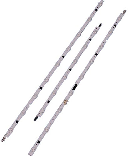 VBPCEFZTLK 3 6pcs LED Strip 75 Zoll TV 2013SVS75F Un75F6300AFXZX UN75F6300AFXZC UE75F6400AWXXC UE75F6400AWXXH UE75F6400AW Kompatibel mit Samsung Lichtleiste