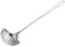 Gatuida Double Mouth Stainless Steel Ladle Long Handle and Pouring Spout Soup Ladle for Easy Serving and Cooking