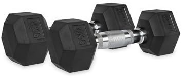 VirtuFit Hexa Kurzhantel Dumbbell Set – 2 x 4 kg