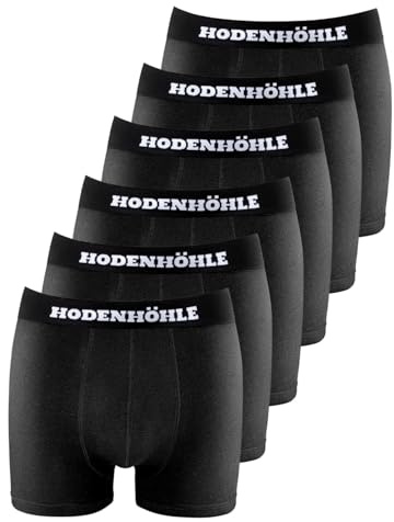 Hodenhöhle Boxershorts Herren – 6er Pack, Bequeme Baumwoll-Unterhosen für Männer, Komfortable Retro Boxershorts